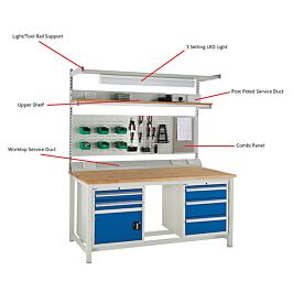 Euroslide Superbench - Above Bench Accessories
