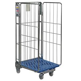 Plastic Base Nestable Roll Containers