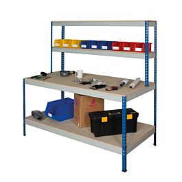 Rivet Full Undershelf Workstations