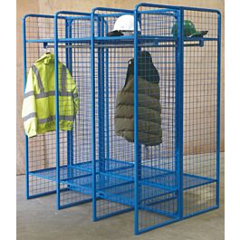 Wire Mesh Storage Compartments - Double Sided Unit - WML02Z/RD